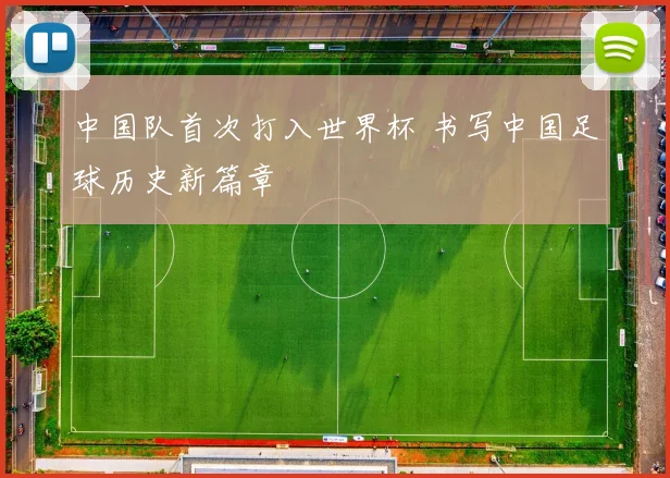 中国队首次打入世界杯 书写中国足球历史新篇章